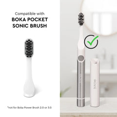 Boka Pocket Electric Toothbrush Replacement Heads 2-Pack