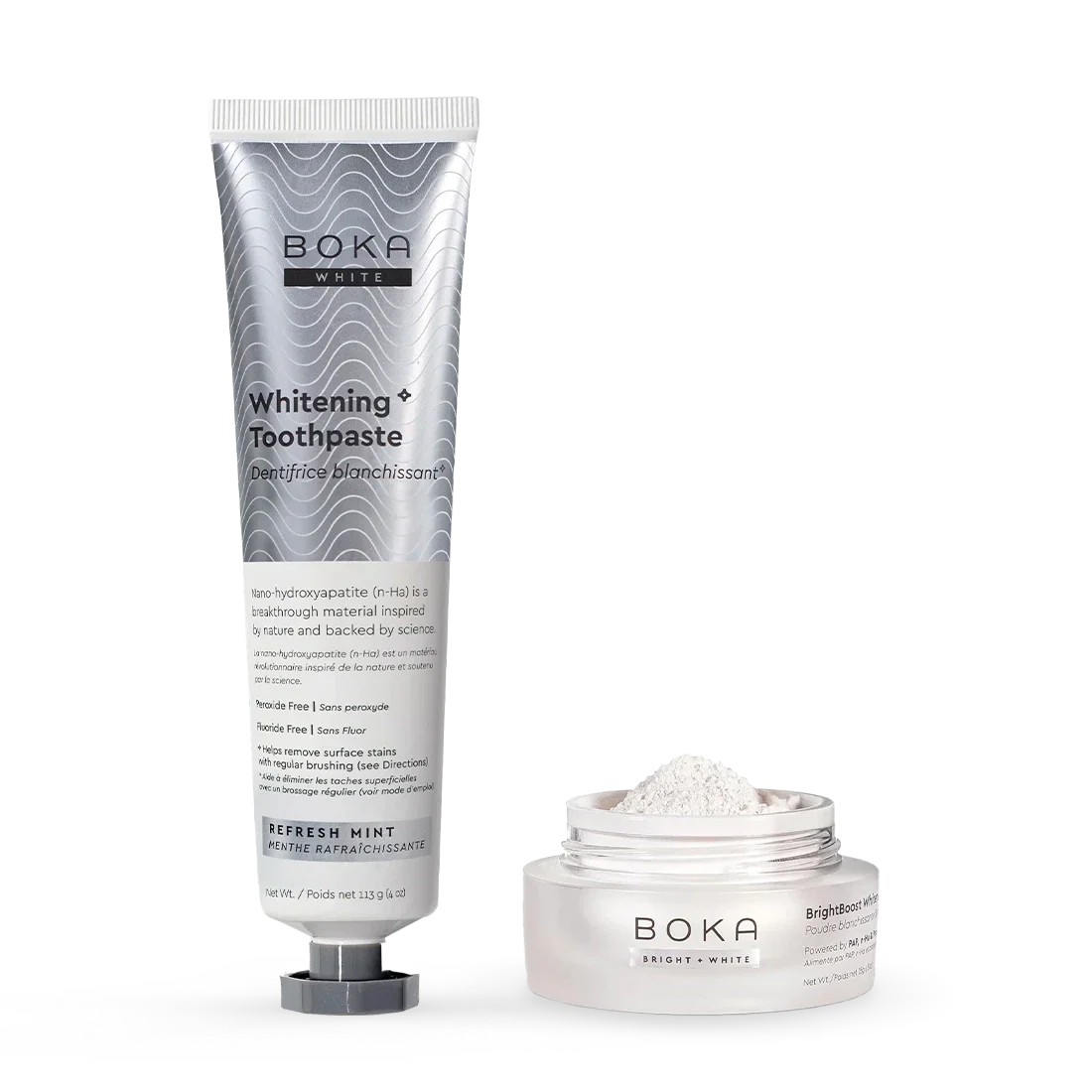 Whitening* Toothpaste & BrightBoost Powder Duo