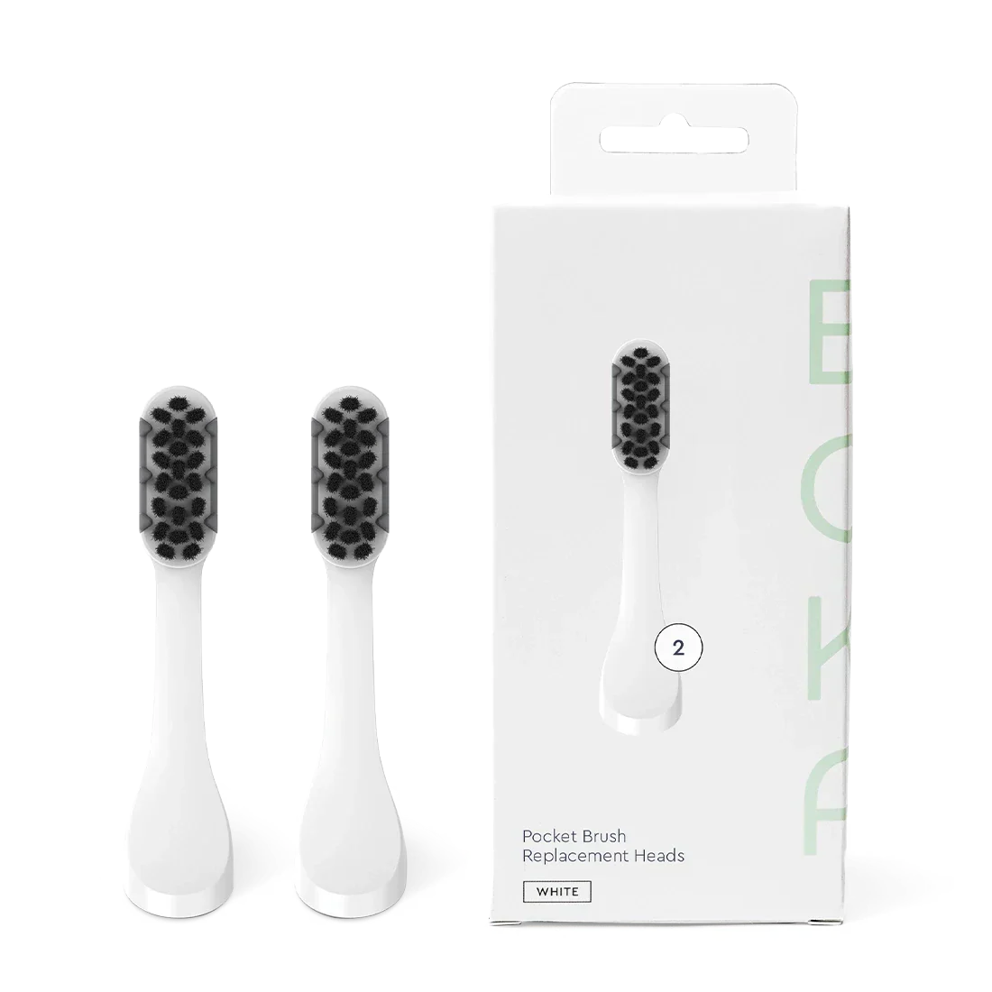 Boka Pocket Electric Toothbrush Replacement Heads 2-Pack