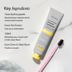 Charcoal Yuzu Mint Nano-hydroxyapatite Toothpaste