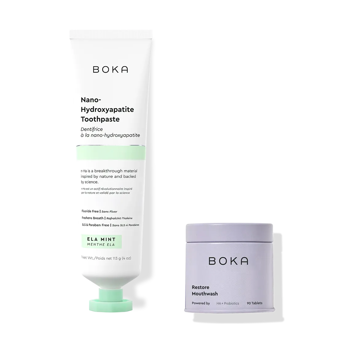 Nano-hydroxyapatite Toothpaste & Mouthwash Tablet Duo